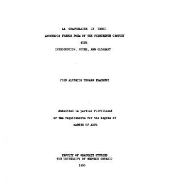 خرید و دانلود نسخه کامل کتاب “La Chastelaine de Vergi”: Anonymous French poem of the thirteenth century with introduction, notes, and glossary