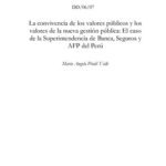خرید و دانلود نسخه کامل کتاب La convivencia de los valores públicos y los valores de la nueva gestión pública: El caso de la Superintendencia de Banca, Seguros y AFP del Perú