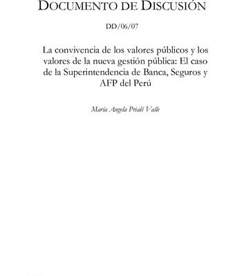 خرید و دانلود نسخه کامل کتاب La convivencia de los valores públicos y los valores de la nueva gestión pública: El caso de la Superintendencia de Banca, Seguros y AFP del Perú