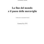 خرید و دانلود نسخه کامل کتاب La fine del mondo e il paese delle meraviglie