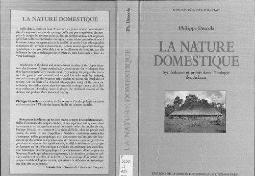 خرید و دانلود نسخه کامل کتاب La nature domestique: Symbolisme et praxis dans l’ecologie des Achuar_68ea3137c111e.jpeg خرید و دانلود نسخه کامل کتاب La nature domestique: Symbolisme et praxis dans l’ecologie des Achuar