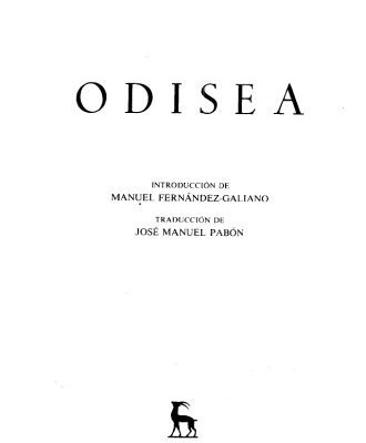 خرید و دانلود نسخه کامل کتاب La Odisea