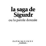 خرید و دانلود نسخه کامل کتاب La saga de Sigurdr ou la parole donnée