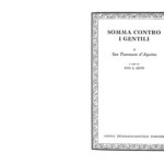 خرید و دانلود نسخه کامل کتاب La somma contro i gentili