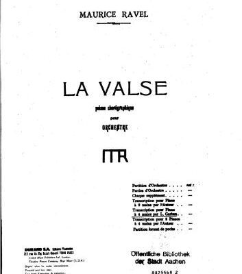 خرید و دانلود نسخه کامل کتاب La Valse