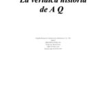 خرید و دانلود نسخه کامل کتاب La verídica historia de A Q