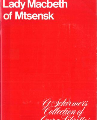 خرید و دانلود نسخه کامل کتاب LADY MACBETH OF MTSENSK  LIBRETTO ENGLISH TEXT 1932   VERSION