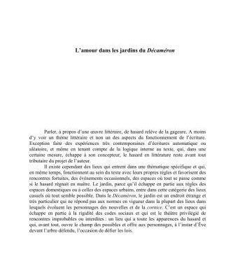 خرید و دانلود نسخه کامل کتاب L’amour dans les jardins du Décaméron
