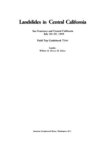 خرید و دانلود نسخه کامل کتاب Landslides in Central California: San Francisco and Central California, July 20-29, 1989_68f0224a849cb.jpeg خرید و دانلود نسخه کامل کتاب Landslides in Central California: San Francisco and Central California, July 20-29, 1989