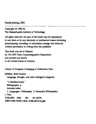 خرید و دانلود نسخه کامل کتاب Language, thought, and other biological categories: New foundations for realism (no pp. I-VI)