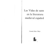 خرید و دانلود نسخه کامل کتاب Las vidas de santos en la literatura medieval espanola  The lives of saints in medieval Spanish literature (Coleccion Arcadia de Las Letras) (Spanish Edition)