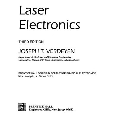 خرید و دانلود نسخه کامل کتاب Laser electronics