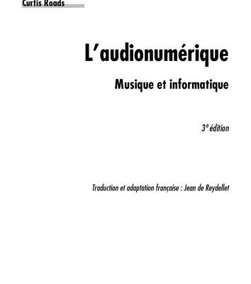 خرید و دانلود نسخه کامل کتاب L’audionumérique: Musique et informatique