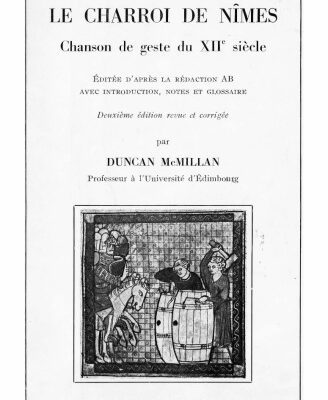 خرید و دانلود نسخه کامل کتاب Le Charroi de Nîmes, chanson de geste du XIIe siècle