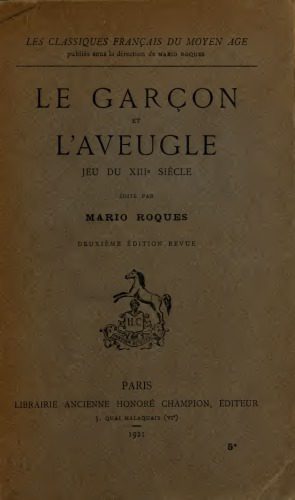 خرید و دانلود نسخه کامل کتاب Le garçon et l’aveugle, jeu du XIIIe siècle_68e28d56952ac.jpeg خرید و دانلود نسخه کامل کتاب Le garçon et l’aveugle, jeu du XIIIe siècle