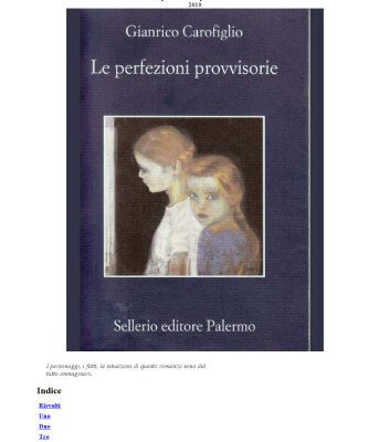 خرید و دانلود نسخه کامل کتاب Le perfezioni provvisorie