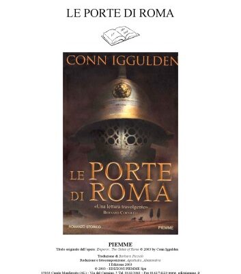 خرید و دانلود نسخه کامل کتاب Le porte di Roma