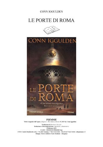 خرید و دانلود نسخه کامل کتاب Le porte di Roma_68ed1c8a0b16d.jpeg خرید و دانلود نسخه کامل کتاب Le porte di Roma