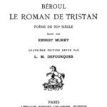 خرید و دانلود نسخه کامل کتاب Le roman de Tristan, poème du XIIe siècle