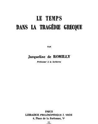 خرید و دانلود نسخه کامل کتاب Le temps dans la tragédie grecque
