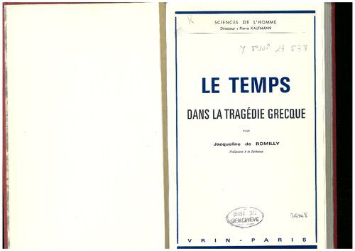 خرید و دانلود نسخه کامل کتاب Le temps dans la tragédie grecque_68dfdf70d5e7f.jpeg خرید و دانلود نسخه کامل کتاب Le temps dans la tragédie grecque