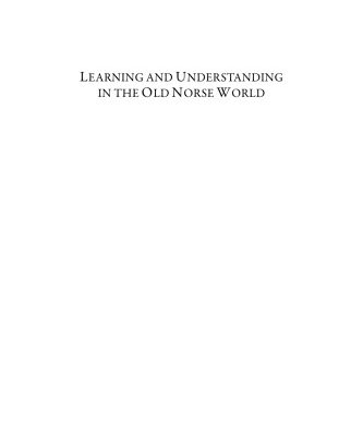 خرید و دانلود نسخه کامل کتاب Learning and Understanding in the Old Norse World: Essays in Honour of Margaret Clunies Ross