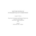 خرید و دانلود نسخه کامل کتاب Lecture Notes on Fundamentals of Combustion
