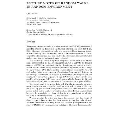 خرید و دانلود نسخه کامل کتاب Lecture notes on random walks in random environments