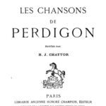 خرید و دانلود نسخه کامل کتاب Les chansons de Perdigon