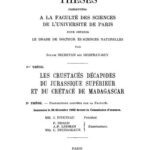 خرید و دانلود نسخه کامل کتاب Les Crustacés décapodes du Jurassique supérieur et du Crétacé du Madagascar