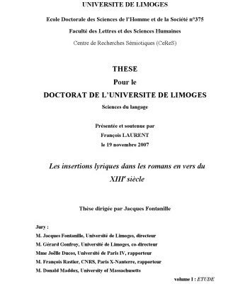 خرید و دانلود نسخه کامل کتاب Les insertions lyriques dans les romans en vers du XIIIe siècle