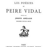 خرید و دانلود نسخه کامل کتاب Les poésies de Peire Vidal