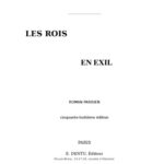 خرید و دانلود نسخه کامل کتاب Les Rois en exil