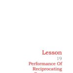 خرید و دانلود نسخه کامل کتاب Lesson 19. Performance Of Reciprocating Compressors