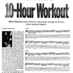 خرید و دانلود نسخه کامل کتاب Lesson with Steve Vai 10 hours workout