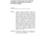 خرید و دانلود نسخه کامل کتاب L’estimation de l’interaction entre la qualité du ruissellement, l’utilisation du sol et l’état de l’écosystème aquatique