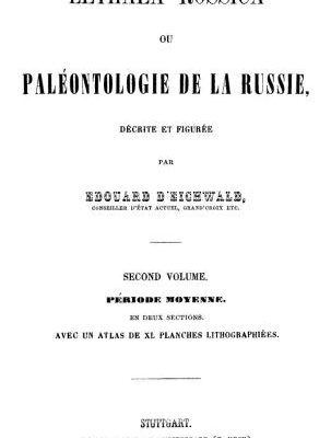 خرید و دانلود نسخه کامل کتاب Lethaea rossica ou paléontologie de la Russie. Second volume. Période moyenne. Texte