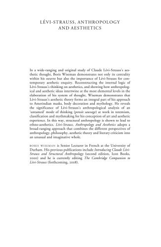 خرید و دانلود نسخه کامل کتاب Levi-Strauss, Anthropology, and Aesthetics_68e2ab21024a3.jpeg خرید و دانلود نسخه کامل کتاب Levi-Strauss, Anthropology, and Aesthetics