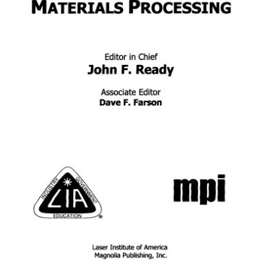 خرید و دانلود نسخه کامل کتاب LIA Handbook of Laser Materials Processing