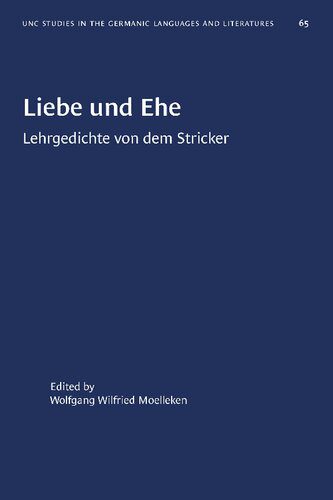 خرید و دانلود نسخه کامل کتاب Liebe und Ehe: Lehrgedichte von dem Stricker_68dff6e89ac8a.jpeg خرید و دانلود نسخه کامل کتاب Liebe und Ehe: Lehrgedichte von dem Stricker