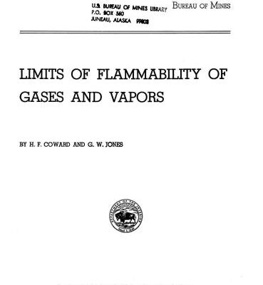 خرید و دانلود نسخه کامل کتاب Limits of flammability of gases and vapors