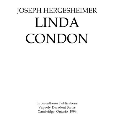 خرید و دانلود نسخه کامل کتاب Linda Condon