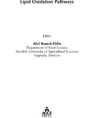خرید و دانلود نسخه کامل کتاب Lipid Oxidation Pathways