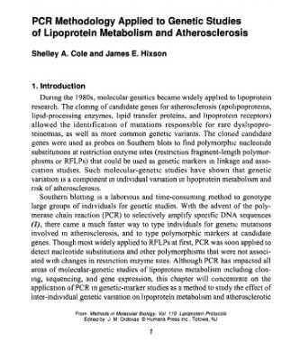خرید و دانلود نسخه کامل کتاب Lipoprotein Protocols