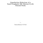 خرید و دانلود نسخه کامل کتاب Liquefaction Behaviour of a Sand-Nonplastic Silt Mixture:Cyclic Triaxial Study