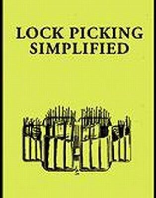 خرید و دانلود نسخه کامل کتاب Lock Picking Simplified: A Self Teaching Manual for Students of Locksmithing