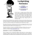 خرید و دانلود نسخه کامل کتاب Lockpicking Forensics