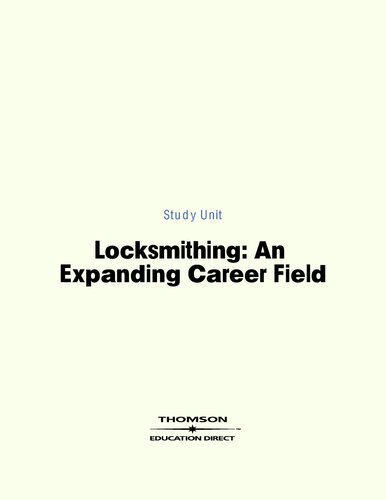 خرید و دانلود نسخه کامل کتاب Locksmithing Course: An Expanding Career Field_68f48ae0e4663.jpeg خرید و دانلود نسخه کامل کتاب Locksmithing Course: An Expanding Career Field