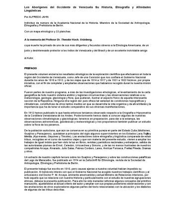 خرید و دانلود نسخه کامل کتاب Los aborígenes del occidente de Venezuela:su historia, etnografía y afinidades lingüísticas