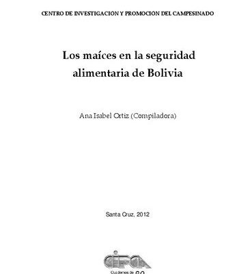 خرید و دانلود نسخه کامل کتاب Los maíces en la seguridad alimentaria de Bolivia